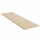 Sally Patio Sun-Lounger Cushion | Non-Slip Design | Beige Oxford Fabric