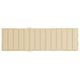 Sally Patio Sun-Lounger Cushion | Non-Slip Design | Beige Oxford Fabric