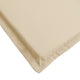 Sally Patio Sun-Lounger Cushion | Non-Slip Design | Beige Oxford Fabric