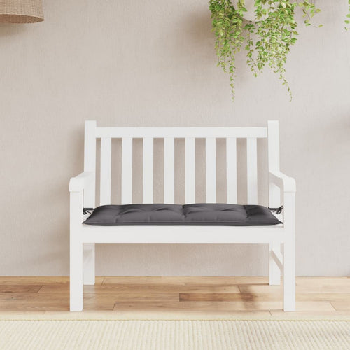 Kyra Garden Bench Cushion | Non-Slip Design | Anthracite Gray Oxford Fabric