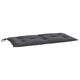 Kyra Garden Bench Cushion | Non-Slip Design | Anthracite Gray Oxford Fabric