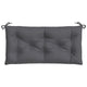 Kyra Garden Bench Cushion | Non-Slip Design | Anthracite Gray Oxford Fabric