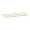 Kyra Garden Bench Cushion | Non-Slip Design | Cream-White Oxford Fabric