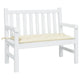 Kyra Garden Bench Cushion | Non-Slip Design | Cream-White Oxford Fabric