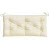 Kyra Garden Bench Cushion | Non-Slip Design | Cream-White Oxford Fabric