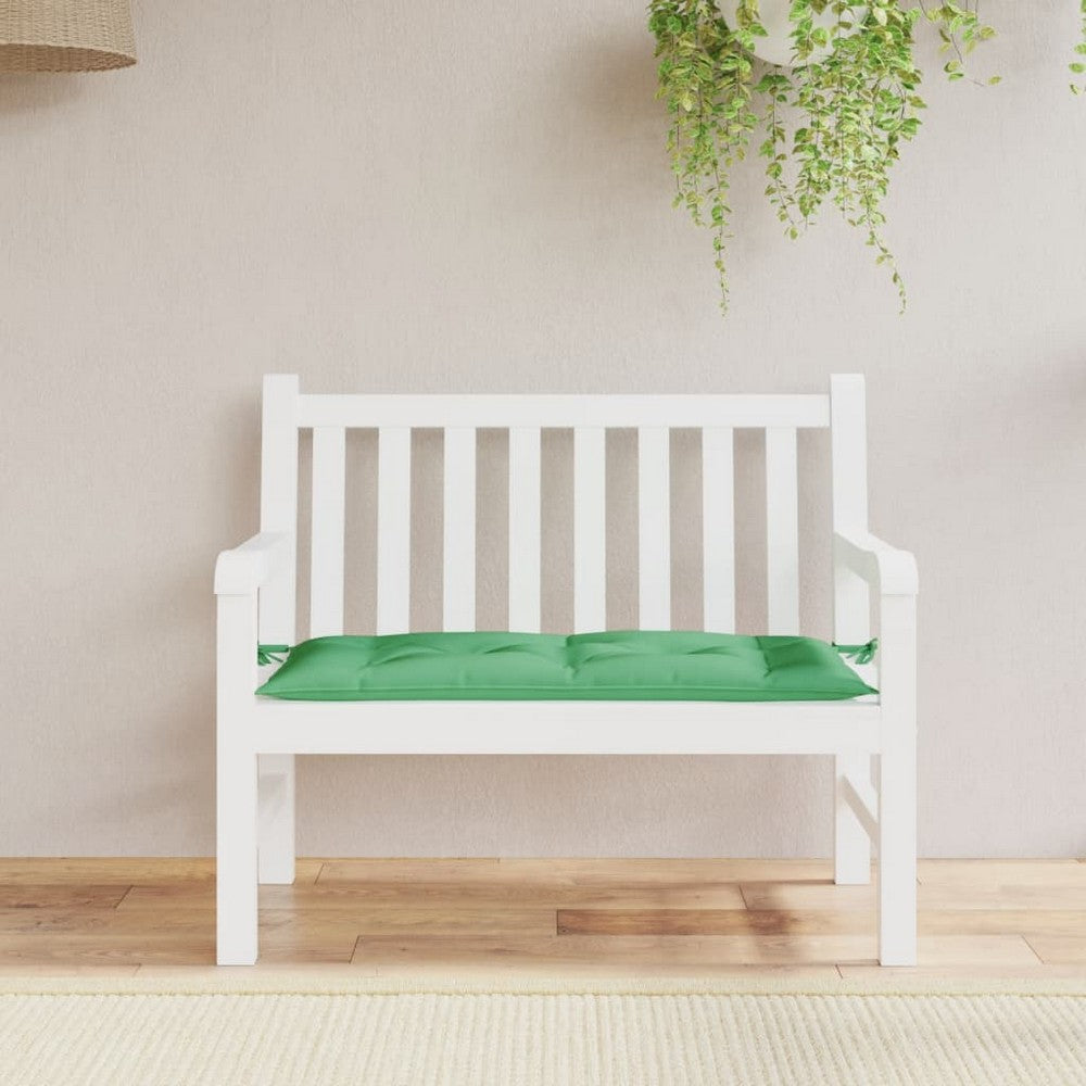 Kyra Garden Bench Cushion with Non-Slip Design | Green Oxford Fabric