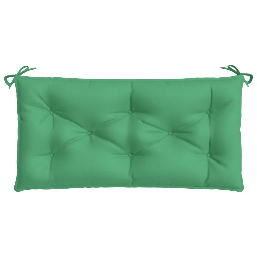 Kyra Garden Bench Cushion with Non-Slip Design | Green Oxford Fabric