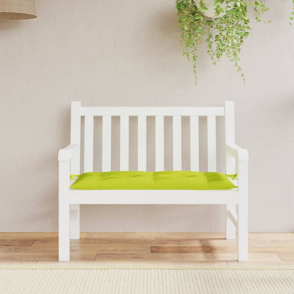 Kyra Garden Bench Cushion | Non-Slip Design | Bright Green Oxford Fabric