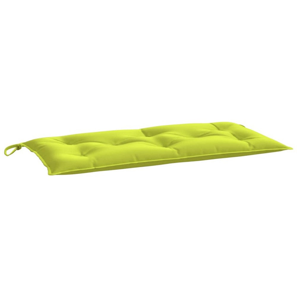 Kyra Garden Bench Cushion | Non-Slip Design | Bright Green Oxford Fabric