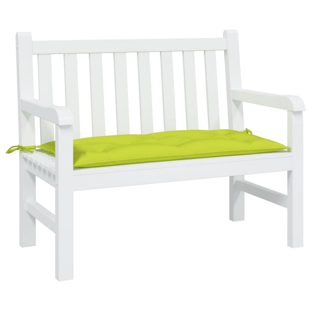 Kyra Garden Bench Cushion | Non-Slip Design | Bright Green Oxford Fabric