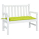 Kyra Garden Bench Cushion | Non-Slip Design | Bright Green Oxford Fabric