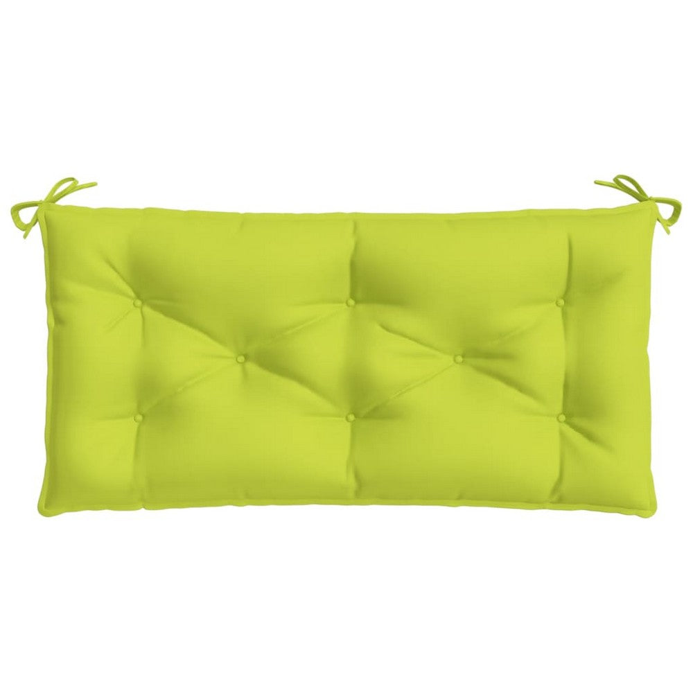 Kyra Garden Bench Cushion | Non-Slip Design | Bright Green Oxford Fabric