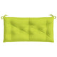 Kyra Garden Bench Cushion | Non-Slip Design | Bright Green Oxford Fabric