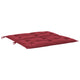 Maya Garden Non-Slip Bench Cushion | Set of 2 | Wine Red Oxford Fabric