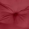 Maya Garden Non-Slip Bench Cushion | Set of 2 | Wine Red Oxford Fabric