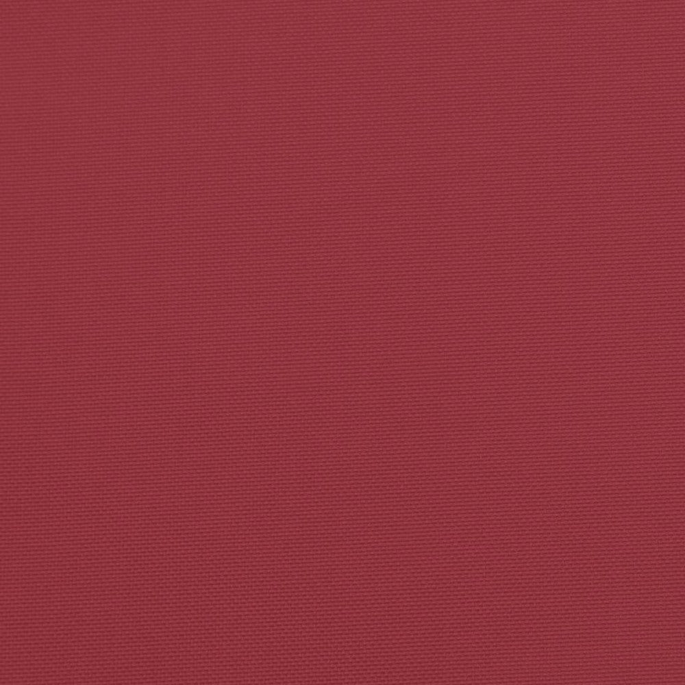 Maya Garden Non-Slip Bench Cushion | Set of 2 | Wine Red Oxford Fabric