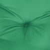 Rico Garden Bench Cushion | Set of 2 | Green Button Tufted Oxford Fabric