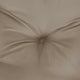 Rico Garden Bench Cushion | Set of 2 | Taupe Button Tufted Oxford Fabric