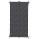 Rico Garden Bench Cushion | Set of 2 | Anthracite Gray Tufted Oxford Fabric
