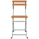 vidaXL Folding Chairs 6 pcs Solid Wood Teak and Steel