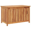 Sayra Outdoor Storage Box | Water Based Finish | Brown Solid Teak Wood 35"