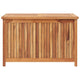 Sayra Outdoor Storage Box | Water Based Finish | Brown Solid Teak Wood 35"