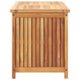 Sayra Outdoor Storage Box | Water Based Finish | Brown Solid Teak Wood 35"