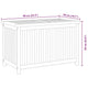 Sayra Outdoor Storage Box | Water Based Finish | Brown Solid Teak Wood 35"