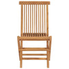 Jade Foldable Garden Chairs | Slatted Design | Set of 4 | Solid Teak Wood