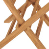 Jade Foldable Garden Chairs | Slatted Design | Set of 4 | Solid Teak Wood