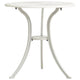 vidaXL 3 Piece Bistro Set Cast Aluminum White