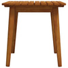Henry Bistro Set with Black Rattan Chairs & Table | Solid Acacia Wood