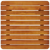 Henry Bistro Set with Black Rattan Chairs & Table | Solid Acacia Wood
