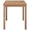 Kinara Rectangular Dining Table | Brown Solid Teak Wood 47"