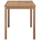 Kinara Rectangular Dining Table | Brown Solid Teak Wood 47"