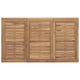 Kinara Rectangular Dining Table | Brown Solid Teak Wood 47"