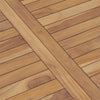 Kinara Rectangular Dining Table | Brown Solid Teak Wood 47"