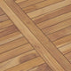 Kinara Rectangular Dining Table | Brown Solid Teak Wood 47"