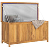 Sayra Outdoor Storage Box with Oiled Finish | Brown Solid Teak Wood 45"