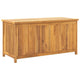 Sayra Outdoor Storage Box with Oiled Finish | Brown Solid Teak Wood 45"