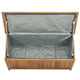 Sayra Outdoor Storage Box with Oiled Finish | Brown Solid Teak Wood 45"