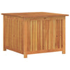Inaya Square Outdoor Storage Box | Oiled Natural Acacia Wood 30"