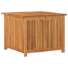 Inaya Square Outdoor Storage Box | Oiled Natural Acacia Wood 30"