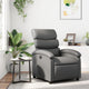 vidaXL Recliner Chair Grey Faux Leather