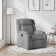 vidaXL Recliner Chair Light Grey Fabric