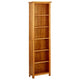 vidaXL 6-Tier Bookcase 20.5"x8.7"x70.9" Solid Oak Wood