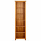 vidaXL 6-Tier Bookcase 20.5"x8.7"x70.9" Solid Oak Wood