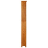 vidaXL 7-Tier Bookcase 23.6"x8.7"x78.7" Solid Oak Wood