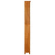 vidaXL 7-Tier Bookcase 23.6"x8.7"x78.7" Solid Oak Wood
