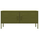 vidaXL TV Stand Olive Green 41.3"x13.8"x19.7" Steel